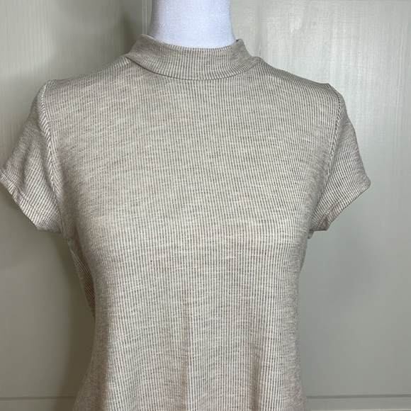 BLU PEPPER Women’s Contrast Mocked Tie Back Knit Dress Size S In Cream Size S - Picture 2 of 10